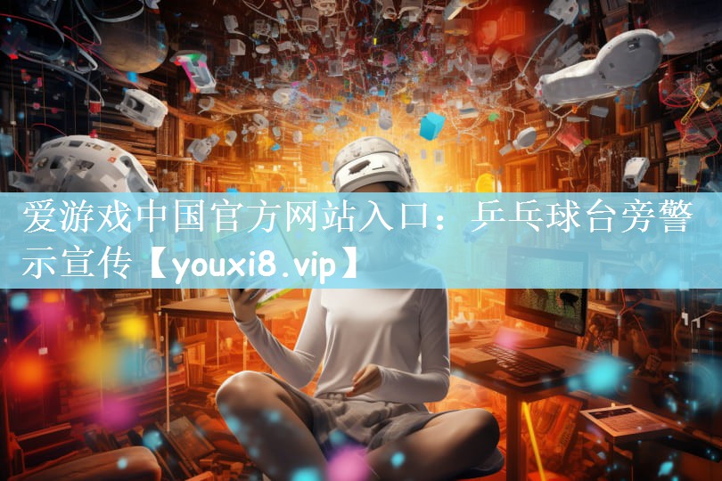 乒乓球台旁警示宣传
